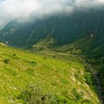 Salita nel Vallone del Meris